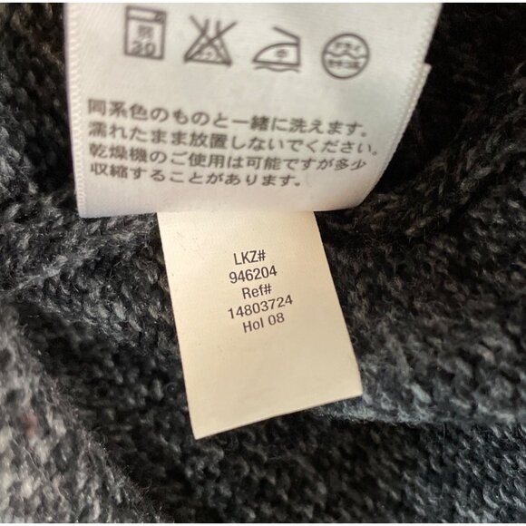 Eddie Bauer Mens Nordic Pattern Sweater XXL Gray & Red Wool Blend Crewneck - Picture 12 of 12